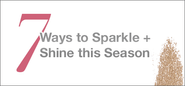 seven ways to sparkle and shine this season - Blog Camera Ready Cosmetics