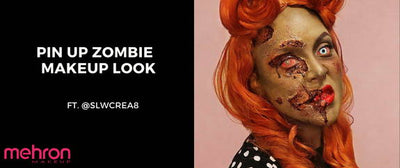Pin Up Zombie Makeup  Look  |   SFX Tutorial ft. @slwcrea8
