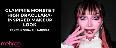 Glampire (Monster High Draculaura Inspired) Makeup  Look  |   SFX Tutorial ft. @christina.alexandraa