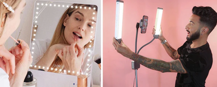Glamcor lighting solutions for makeup artists and beauty lovers at camera ready
