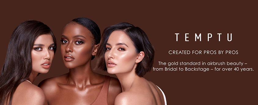 Explore award-winning airbrush makeup and airbrush guns for makeup artists Temptu at Camera Ready Cosmetics