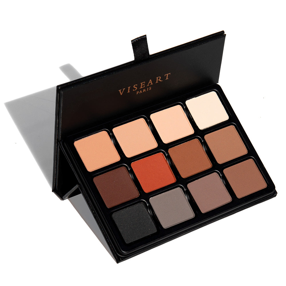 VISEPRO™ NEUTRAL MATTES 25E ANNIVERSARY PALETTE - EYESHADOW  Viseart Professional Makeup Palette - Classic Black main image 2
