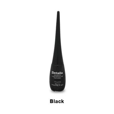Mehron Paradise Makeup AQ Detailz SFX Liners Black (804-B)  