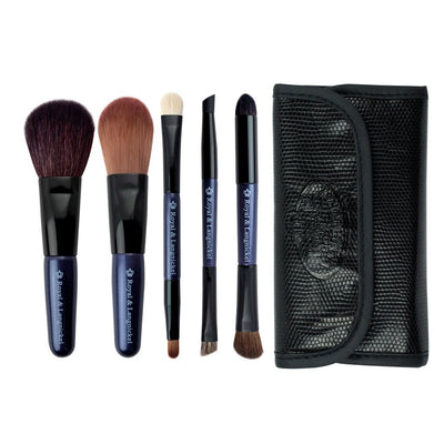 Royal and Langnickel Brush Essentials Purple 6pc Travel Kit Brush Sets   