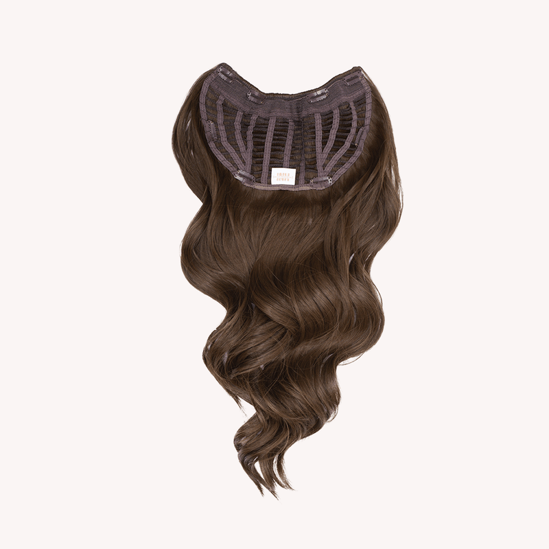 Insert Name Here U-Clip 18 Inch Extension Hair Extensions Chocolate Brown (Warm Medium Brown)  