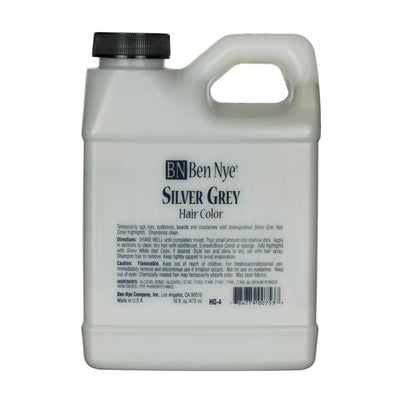 Ben Nye Liquid Hair Color Hair FX Silver Grey (HG-4) 16 oz jug  