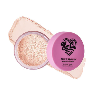 KimChi Chic Beauty Puff Puff Pass Mini Setting Powder Loose Powder 02 Translucent  