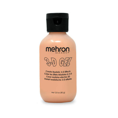 Mehron 3D Gelatin Effects Modeling Gel 2oz Squeeze Bottle - Fleshtone (142F-2)  
