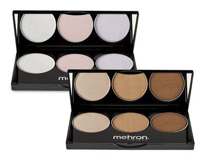 Mehron Highlight-Pro 3 Color Palette Highlighter Palettes   