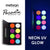 Mehron Paradise Makeup Neon UV Glow Palette Water Activated Palettes   