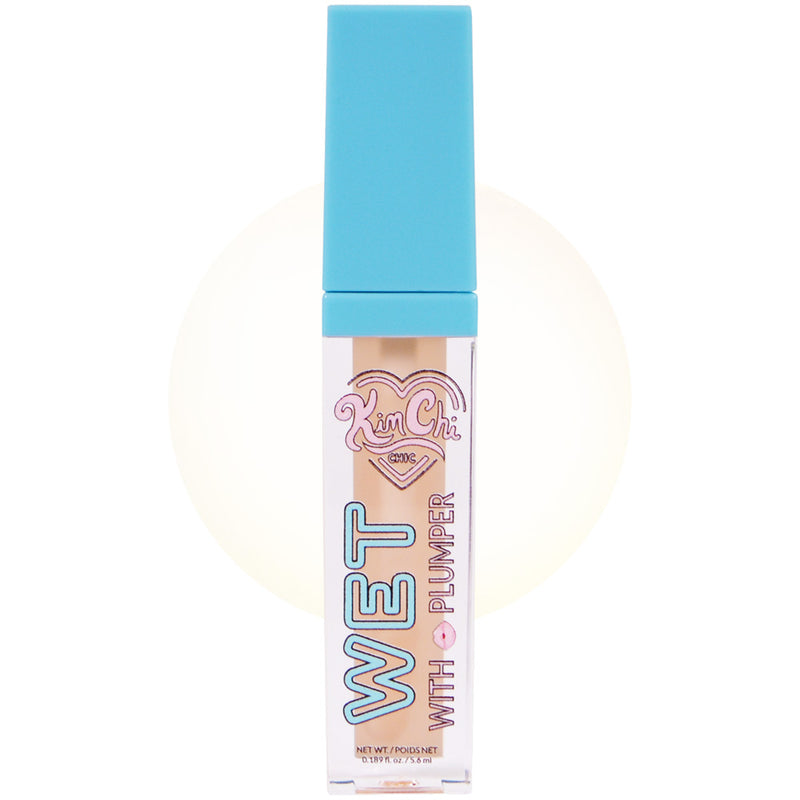 KimChi Chic Beauty Wet with Plumper Lip Gloss Lip Gloss Atlanta (Translucent Peach)  