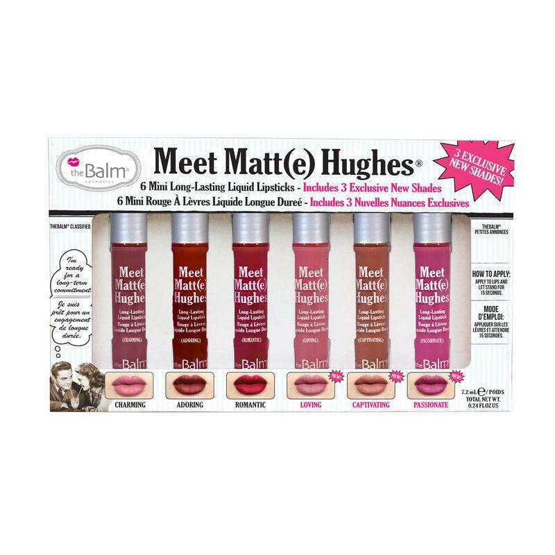 Kaal Eik buurman The Balm Cosmetics Meet Matte Hughes 6 Mini Long Lasting Liquid Lipsti –  Camera Ready Cosmetics