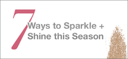 seven ways to sparkle and shine this season - Blog Camera Ready Cosmetics