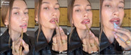 Hailey Bieber's  Viral TikTok Fall Brown Lip Liner Makeup Hack to Make Her Lips Look Bigger