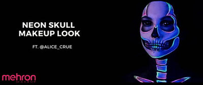 Neon Skull SFX Makeup Look  |   SFX Tutorial ft. @alice_crue