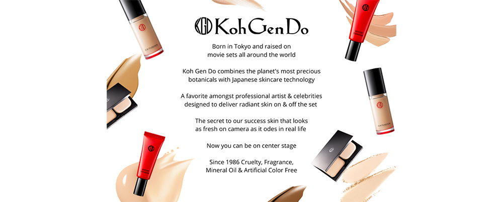 Shop professional makeup artist favorite makeup skincare hybrid brand Koh Gen Do at Camera Ready Cosmetics