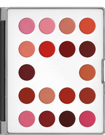 Kryolan Lip Rouge Mini-Palette 18 Colors Lip Palettes LC  