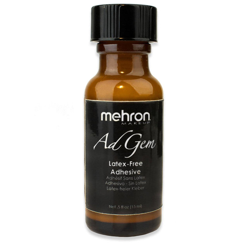Mehron AdGem Glitter Adhesive 0.5oz Bottle (354-P)  