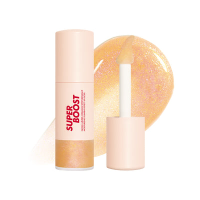 Make Up For Ever Super Boost Plumping Lip Gloss Lip Gloss 02 Fairy Glimmer (Holographic Gold and Pink Shimmer)