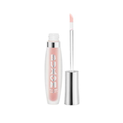 Buxom Plump Shot™ Collagen-Infused Lip Serum Lip Gloss Flush (Sheer Golden Pink Sparkle)  