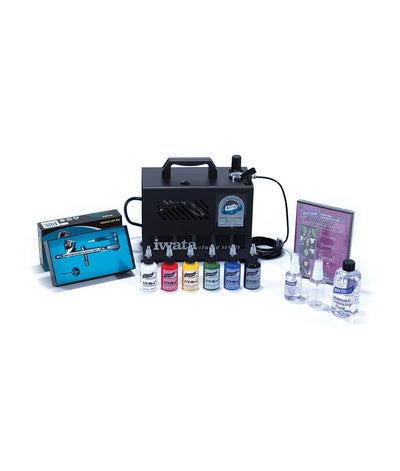 Graftobian Single Brush Airbrush System F/X Aire™ Airbrush SFX Kits Primary Shades (20098P)
