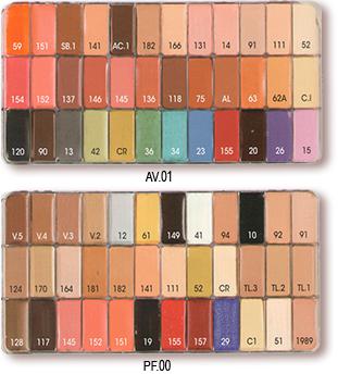 MaqPro 36-Color Fard Creme Palette Face Palettes   