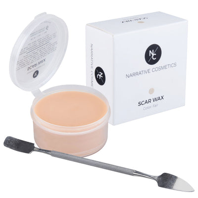 Narrative Cosmetics Scar Wax with Double-Ended Spatula Scarring FX   