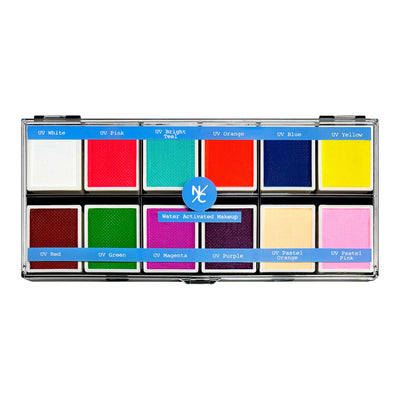 Narrative Cosmetics 12 Color UV Water Activated Glow Palette Water Activated Palettes   