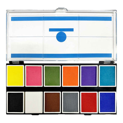 Narrative Cosmetics 12 Color Primary Water Activated Palette Water Activated Palettes   