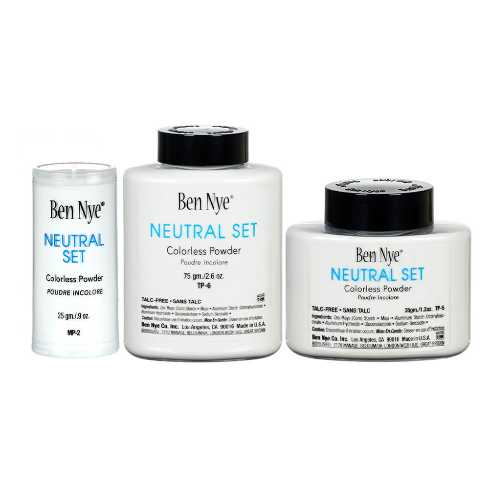 Ben Nye Neutral Set Classic Translucent Face Powder | Camera Ready ...