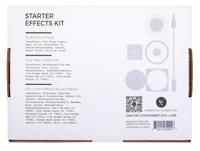 Narrative Cosmetics Starter Effects Professional SFX Makeup Kit With Applicators SFX Kits   