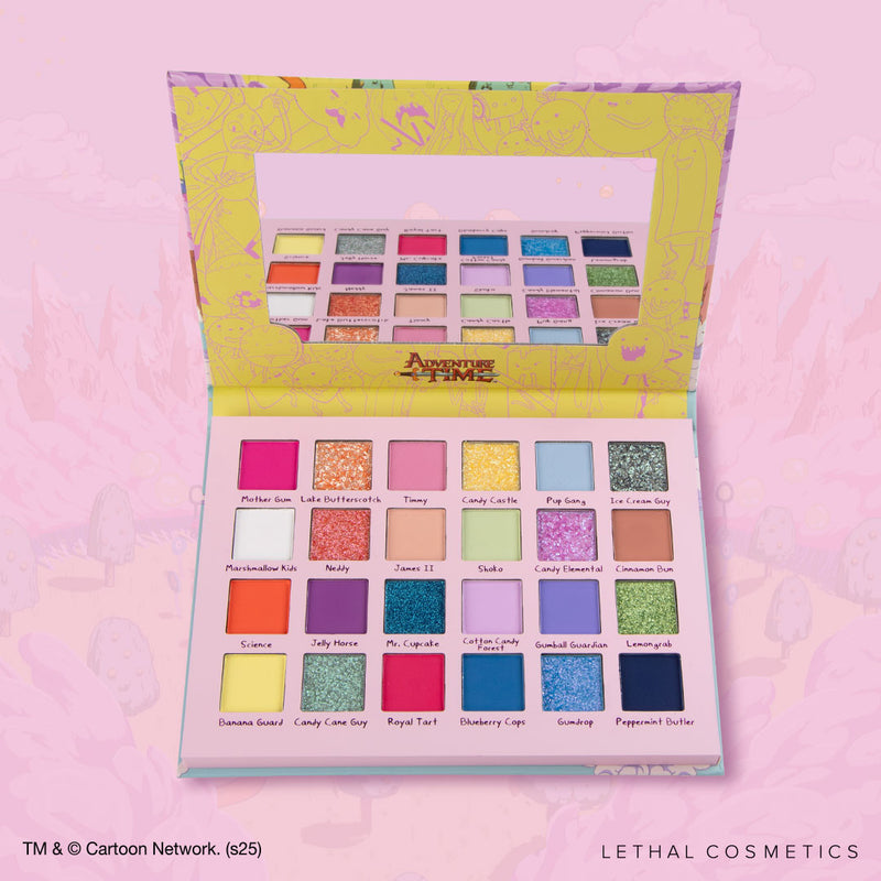 Lethal Cosmetics The Adventure Time Collection Candy Kingdom Palette Pigment Palettes