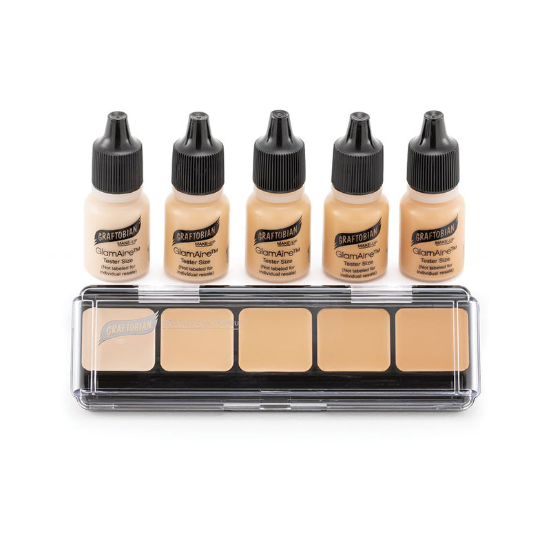 Graftobian HD Airbrush SAMPLE Packs Foundation Samples Cool