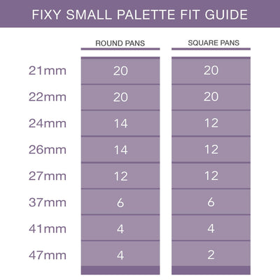 FIXY Small Empty Magnetic Palette Empty Palettes   