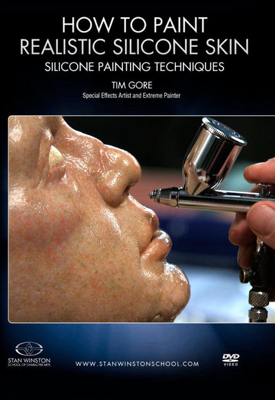 Stan Winston Studio How to Paint Realistic Silicone Skin (DVD) SFX Videos   