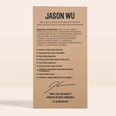 Jason Wu Beauty Magic Spell Matte Setting Spray Setting Spray