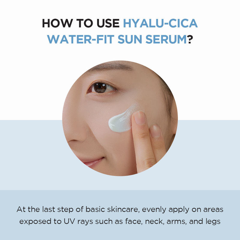 Skin1004 Centella Hyalu-Cica Water-Fit Sun Serum SPF50+ Face Sunscreen   