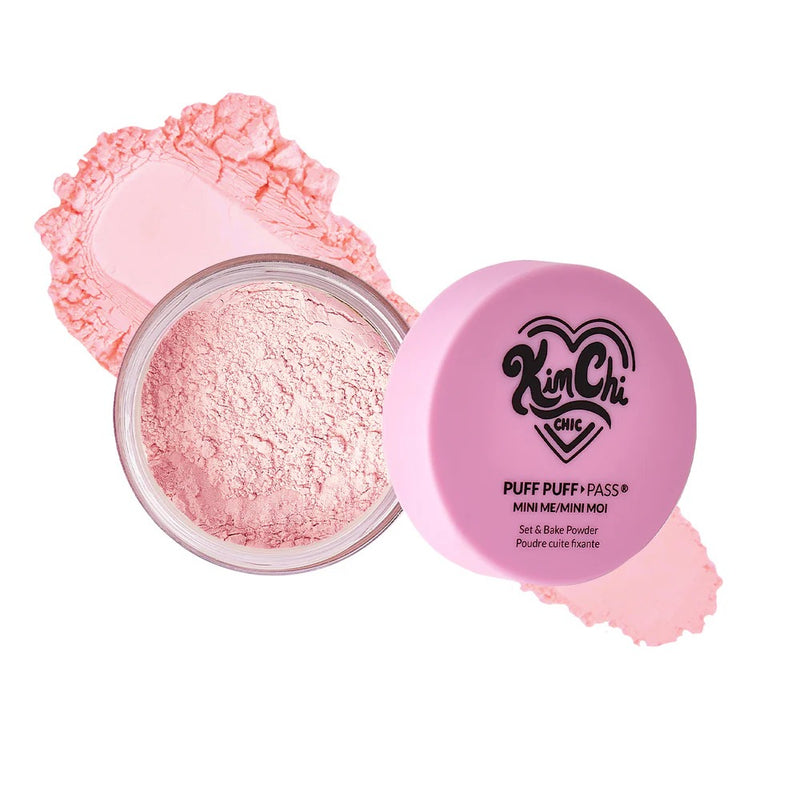 KimChi Chic Beauty Puff Puff Pass Mini Setting Powder Loose Powder 04 Pink