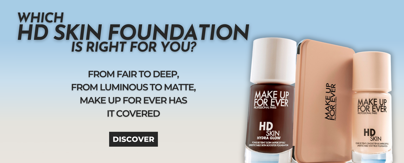 Which MUFE HD Skin Foundation is right for you?