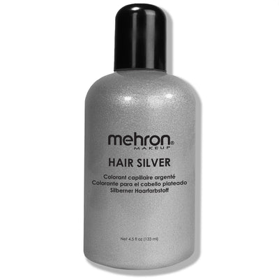 Mehron Hair White/Silver Hair FX 4.5oz Hair Silver 