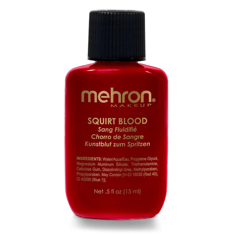 Mehron Performance Squirt Blood Blood 0.5 oz Bright Arterial (Carded) (150C)  