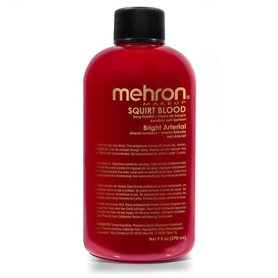 Mehron Performance Squirt Blood Blood 9 oz Bright Arterial (150-9)  