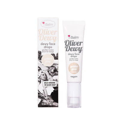 The Balm Cosmetics Oliver Dewy Glow Face Drops Highlighter Golden Glow