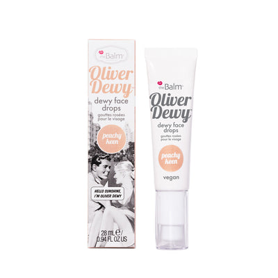 The Balm Cosmetics Oliver Dewy Glow Face Drops Highlighter Peachy Keen