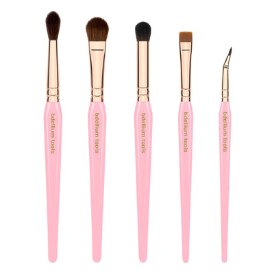 Bdellium Tools Pink Golden Triangle Eyes Set Eye Brushes