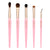 Bdellium Tools Pink Golden Triangle Eyes Set Eye Brushes