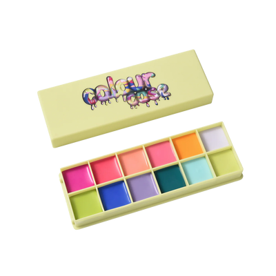 Made By Mitchell Colour Case Cosmetic Paint Palette & Brush Set Foundation Palettes The Electrics  