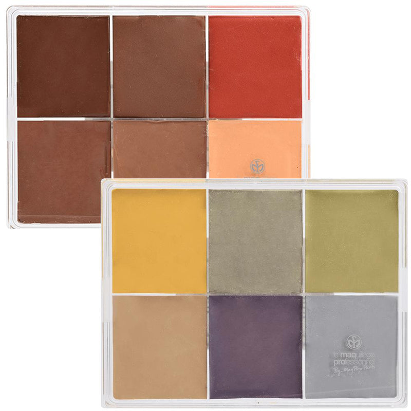 Maqpro 6-color Fard Creme Foundation Palette Foundation Palettes   