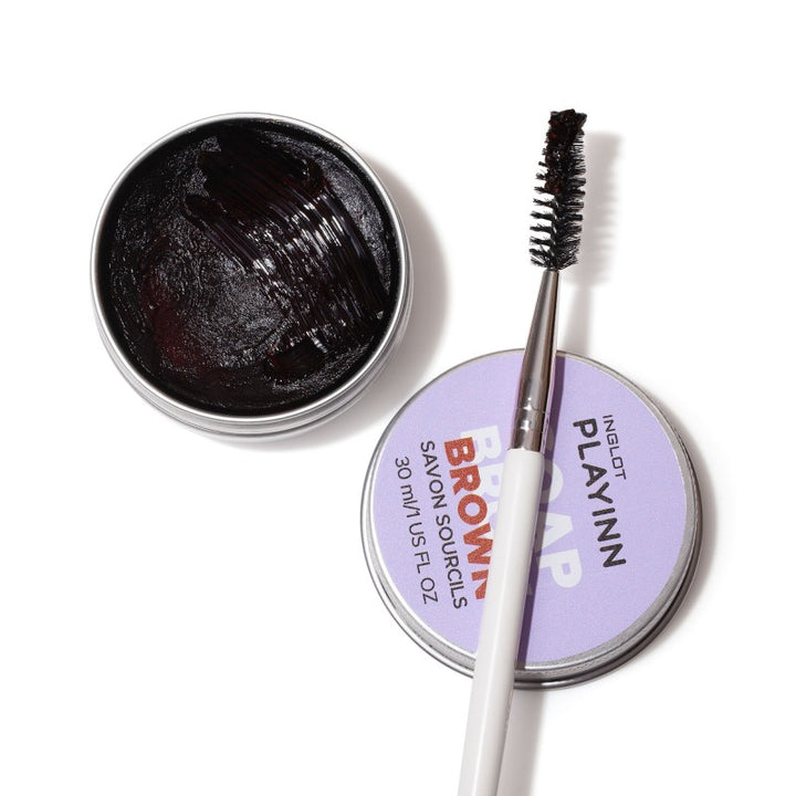 Inglot PLAYINN Soap Brow Brown style image