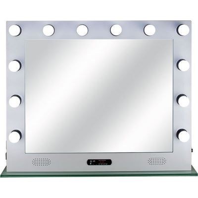 Just Case Dimmable 12 LED Lighted Vanity Mirror (VL004) Mirrors White  